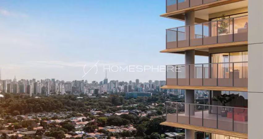 Ibirapuera Park Houses Alameda Jauaperi, 185. Cobertura à venda birapuera, 4 quartos, sendo 4 suítes, 281 m², vista para o Parque Ibirapuera, 3 vagas e lazer completo no Gafisa Ibirapuera Park Houses