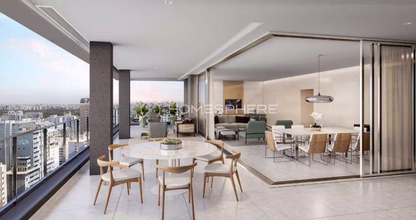 Beyond Jardins - R. Yazbek Alameda Campinas, 600. Apartamento à venda no Jardim Paulista, 4 quartos, sendo 4 suítes, 270m², contrapiso, varanda gourmet, 4 vagas e lazer no Condomínio Beyond Jardins. P