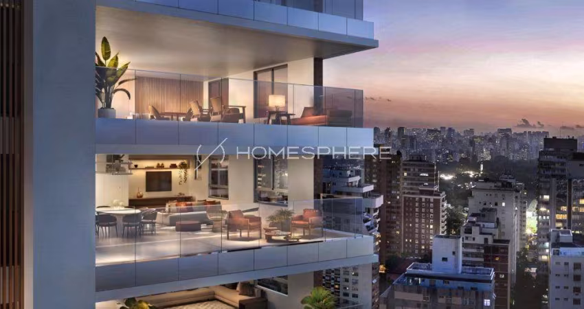 Athos Paraíso Trisul Rua Doutor Rafael de Barros, 416 x Rua Mario Amaral, 343. Apartamento à venda Paraíso, 156 m², 3 suítes, 2 vagas e lazer. Trisul