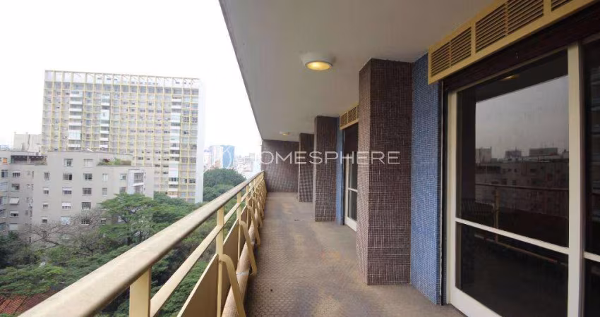 Higienópolis Prudência Avenida Higienópolis, 235. Apartamento à venda, 370 m², 4 quartos e 3 vagas. O edifício é Patrimônio histórico do bairro