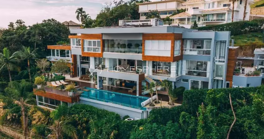 St Barth - Cacupé, Florianópolis - SC. Estrada Haroldo Soares Glavan. Casa de Condomínio à venda 1093m², 6 suítes e lazer. Vista mar, Clube náutico e Heliponto