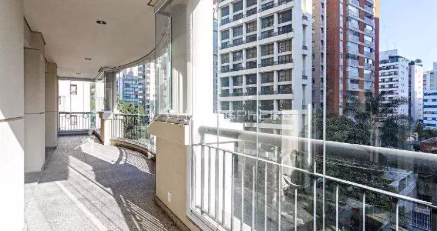 Apartamento no edificio palais royal com 315 m², 4 quartos sendo 4 suítes, 4 vagas, lazer completo e segurança no jardim paulista.
