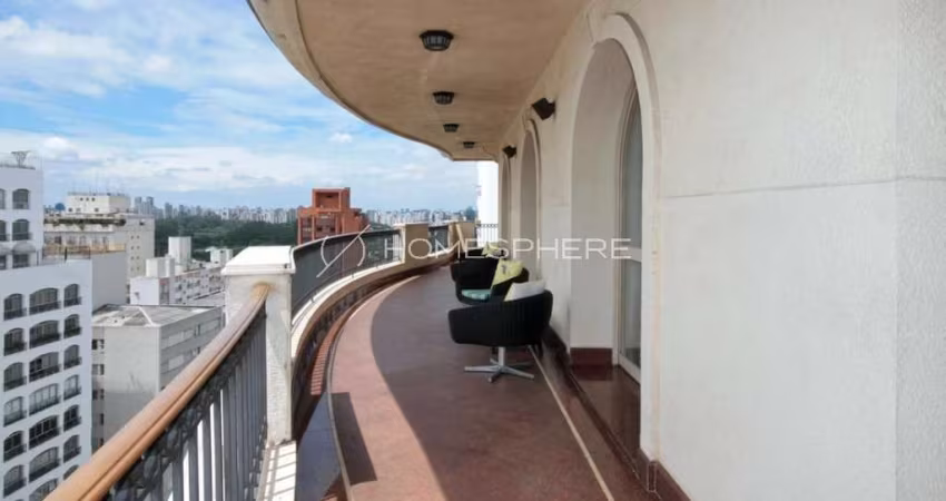 Edificio Paco Do Prado - Jd Paulista Al. Joaquim Eugenio de Lima, 1600. Apartamento à venda com 587 m², 4 quartos sendo 4 suítes, 8 vagas e lazer em prédio neoclássico nos Jardins