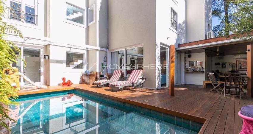 Villa Fiume Rosso Rua Job Lane, 590. Casa de condomínio à venda, 550 m², 4 suítes, piscina, área gourmet no rooftop e 5 vagas no condomínio Villa Fiume Rosso Jardim Petrópolis
