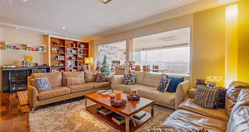 Condomínio ACERVO Alto de Pinheiros R. Dr. José Rodrigues Alves Sobrinho, 150. Apartamento à venda 208 m², 3 quartos, sendo 3 suítes, varanda gourmet, andar alto, 3 vagas e lazer no Edifício Acervo Al