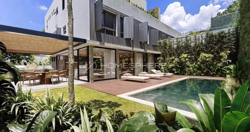 Condominio TUHU Alto de Pinheiros Av. Prof. Fonseca Rodrigues, 1748. Casa em condomínio à venda com 480 m² de área privativa, 4 suítes, jardim com piscina e área gourmet, jardim de inverno, rooftop co
