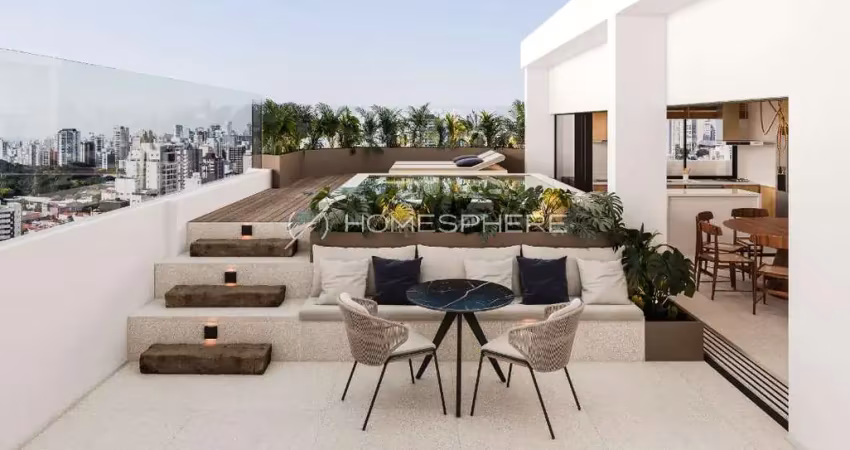 Condomínio Taormina Jardins Rua Caçapava, 83. Cobertura à venda Jardim América, 377 m²,reformada, piscina e área gourmet, 3 suítes com possibilidade de 4 suítes, reformada, piscina e área gourmet, 5 v