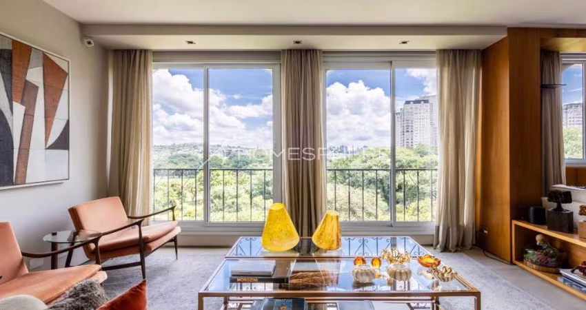 Condomínio Patrícia Itaim Bibi Rua Brigadeiro Haroldo Veloso, 411. Apartamento à venda com vista para o Parque do Povo, 147 m², 2 quartos, sendo 1 suíte, reformado e 1 vaga