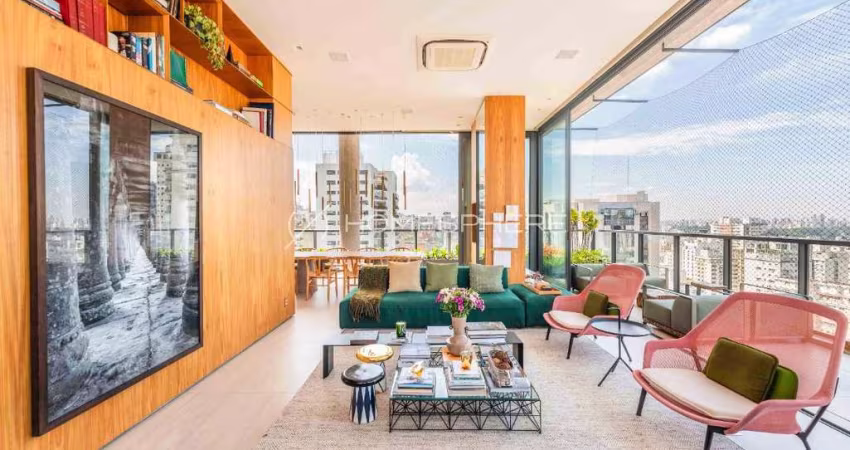 Condomínio Maison Marie Zabo R. José Maria Lisboa, 1326. Cobertura de luxo à venda no Jardim América, 408 m², 4 suítes, piscina, área gourmet, 5 vagas e lazer no Edifício Maison Marie da Zabo