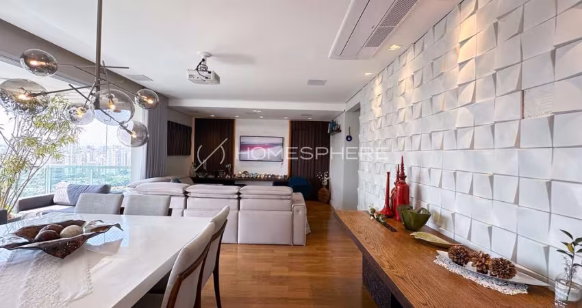 Apartamento com 167m², 3 suítes, 3 Vagas, no Brooklin em São Paulo