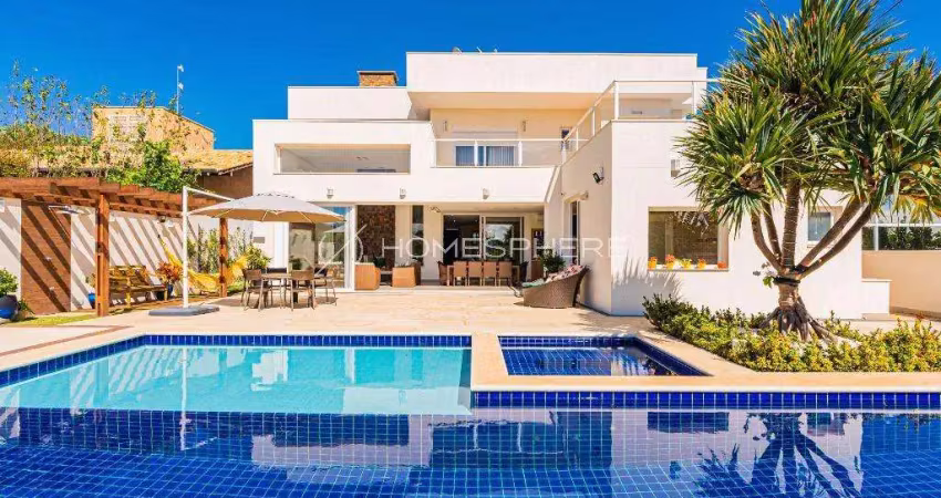 Condomínio xapada parque ytu – itu. casa à venda em condomínio, 5 quartos, sendo 5 suítes, piscina, área gourmet, pomar com árvores frutíferas e 6 vagas.