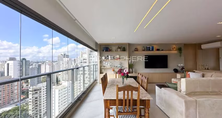 Apartamento à venda 143m2, 3 suítes, 2 vagas no campo belo, mobiliado