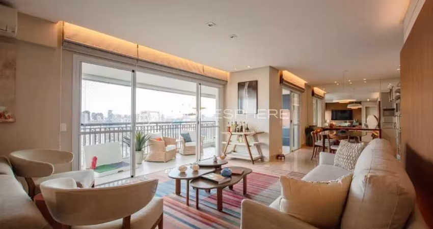 Condomínio paulistânia bosque residencial brooklin r. pensilvânia, 114. porteira fechada. apartamento à venda no ed. paulistania bosque, 178 m², mobiliado, andar alto, 3 suítes, varanda gourmet, 3 vag