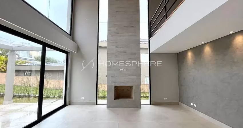 Casa nova e moderna à venda em aldeia da serra com 4 suítes, piscina e projeto assinado.
