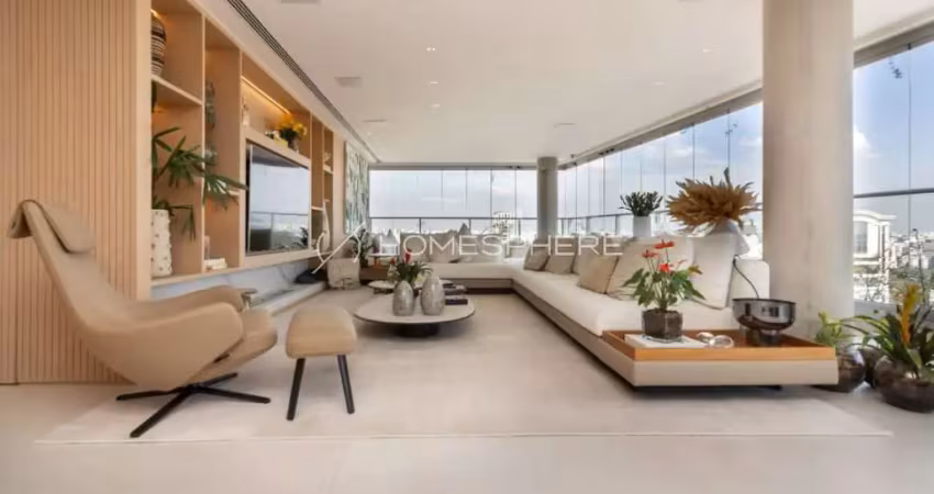 Condomínio alameda jardins avenida rebouças, 1145. apartamento à venda no alameda jardins da tishman, 268m², 4 suítes, andar alto, 3 vagas e lazer no edifício alameda jardins aflalo/gasperini