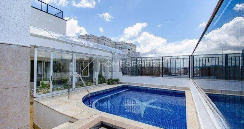 Cobertura com 263.3 m², 4 quartos sendo 3 suítes à venda no bairro perdizes
