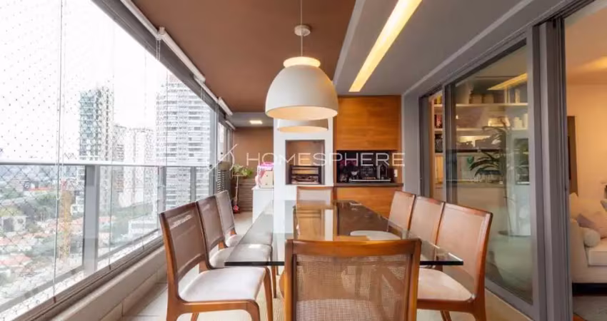 Yuny condomínio habitarte 2 brooklin rua michigan, 470. apartamento à venda no habitarte 2 com 131 m², 3 quartos, sendo 1 suíte, varanda gourmet, 2 vagas e lazer