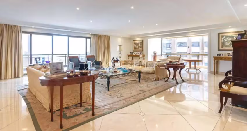 Apartamento com 419 m², 5 quartos sendo 4 suítes à venda no bairro higienópolis.
