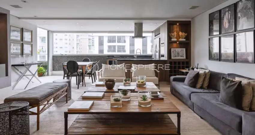 Condomínio lorena residence flat alameda lorena, 1157. apartamento à venda com 138m², 2 quartos, sendo 1 suíte, reformado e mobiliado, terraço na sala e nos quartos, 2 vagas e serviços de hotelaria