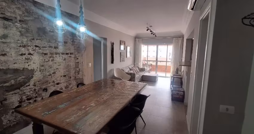 Apartamento mobiliado 2 suites  prédio novo com lazer em santos