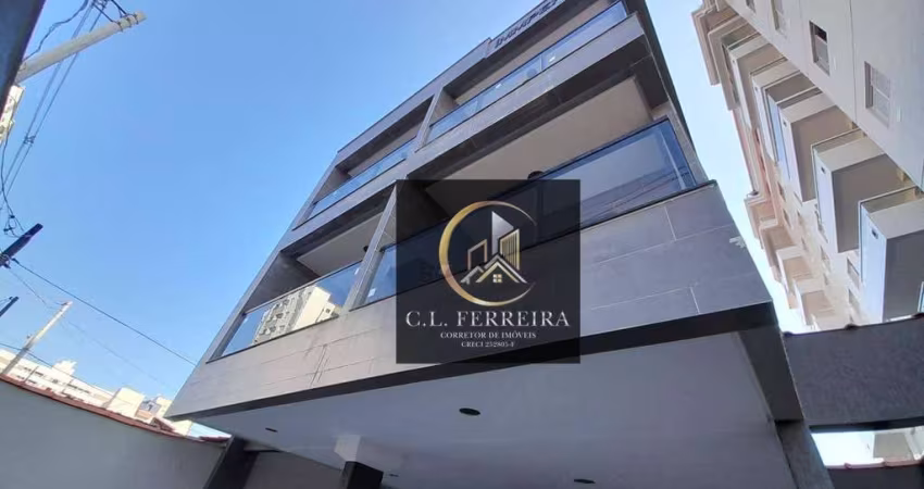Sobrado Novo em condomínio com 2 dormitórios à venda, 95 m² por R$ 420.000 - Vila Guilhermina - Praia Grande/SP