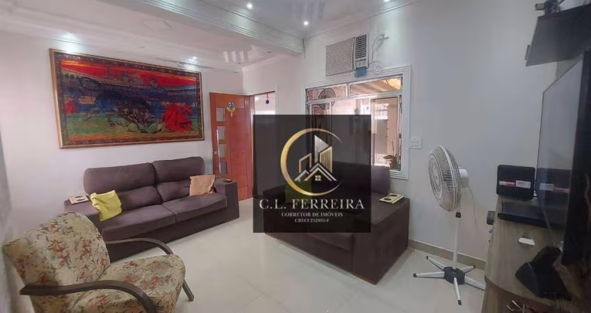 Casa térrea com 2 dormitórios à venda, 123 m² por R$ 420.000 - Ocian - Praia Grande/SP