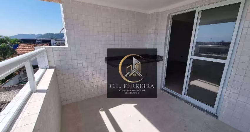 Apartamento à venda, 69 m² por r$ 390.000,00 - vila guilhermina - praia grande/sp