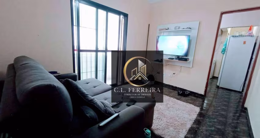 Apartamento com 1 dormitório à venda, 55 m² por R$ 235.000,00 - Tupi - Praia Grande/SP