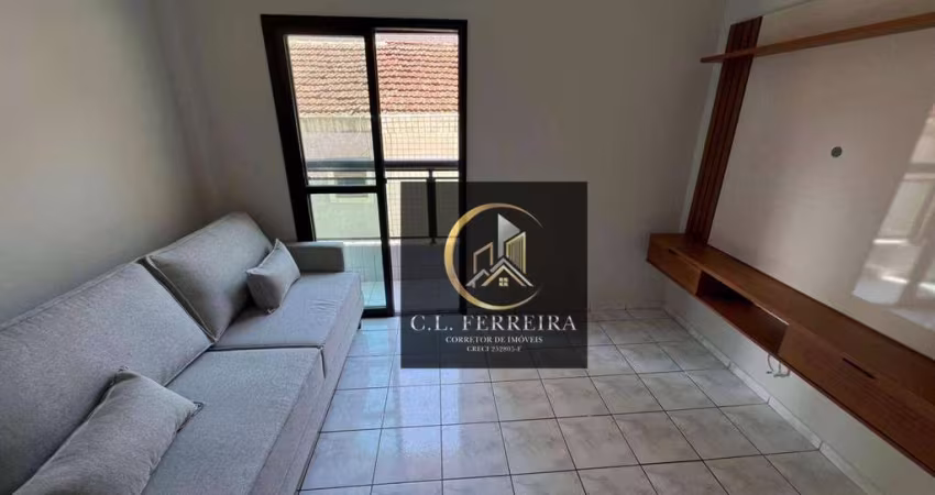 Apartamento com 1 dormitório à venda, 43 m² por R$ 310.000,00 - Vila Guilhermina - Praia Grande/SP