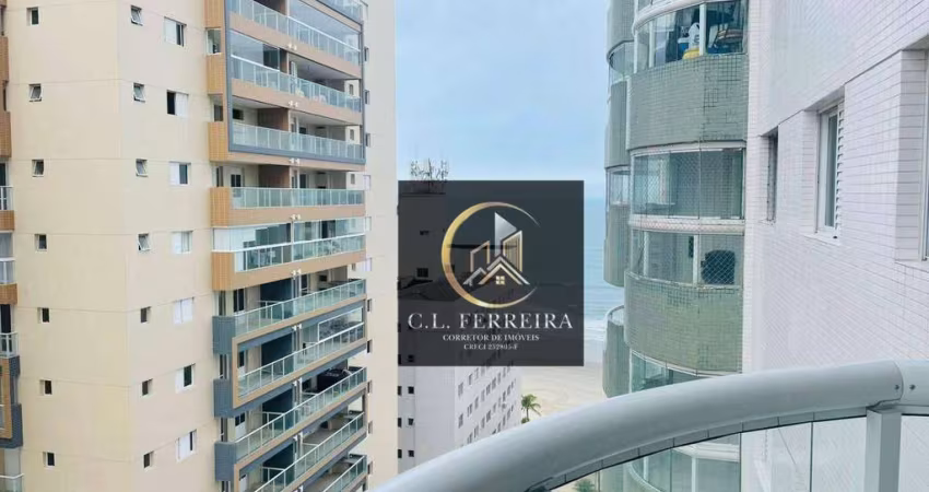Apartamento com 2 dormitórios à venda, 80 m² por R$ 555.000,00 - Aviação - Praia Grande/SP