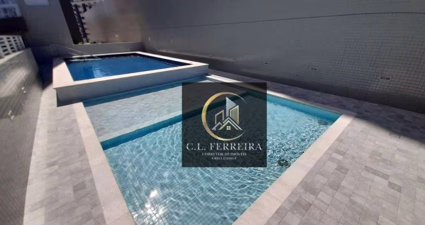 Apartamento à venda, 77 m² por R$ 900.000,00 - Boqueirão - Praia Grande/SP