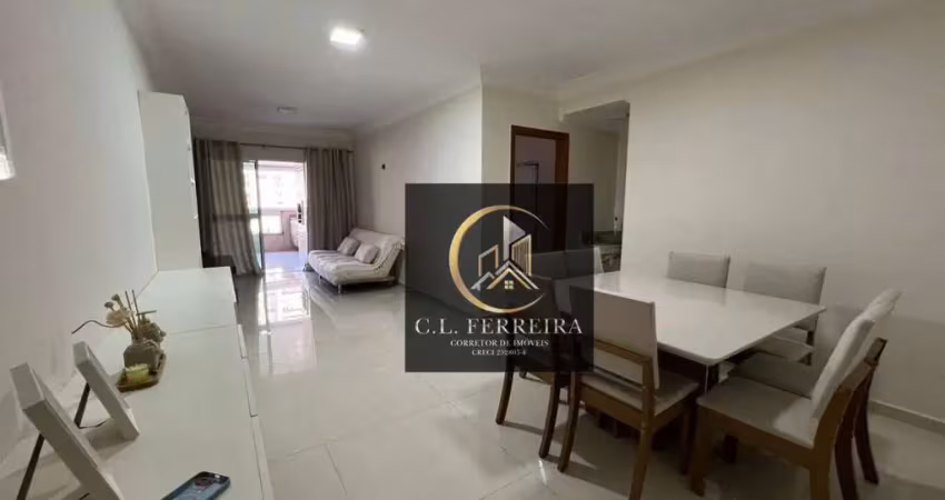 Apartamento com 2 dormitórios à venda, 103 m² por r$ 750.000,00 - caiçara - praia grande/sp