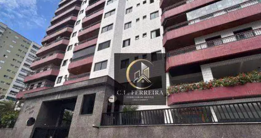 Apartamento com 3 dormitórios e 1 suíte à venda, 125 m² por r$ 595.000 - canto do forte - praia grande/sp