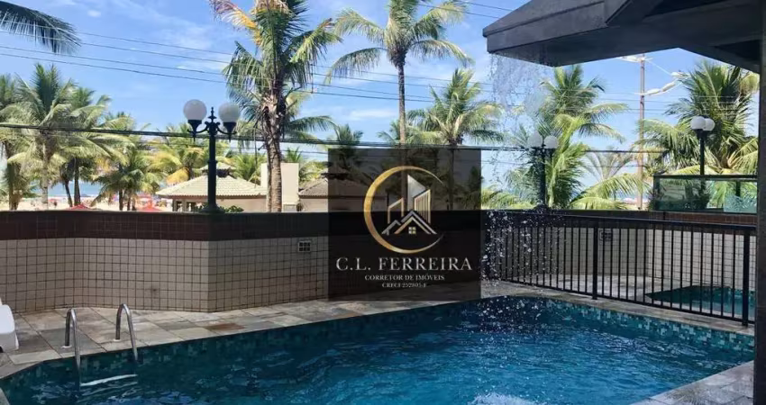 Apartamento na orla da praia  -  2 quartos em prédio na  aviação - praia grande/sp