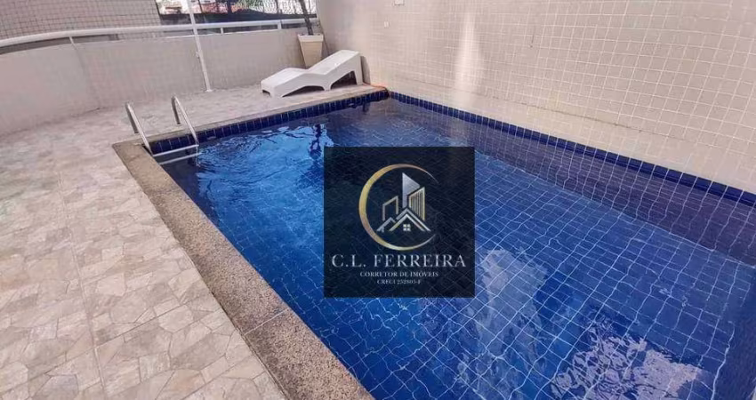 Apartamento com 1 dormitório à venda, 45 m² por R$ 270.000,00 - Aviação - Praia Grande/SP