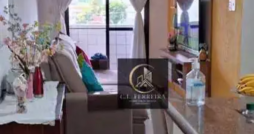 Apartamento com 1 dormitório à venda, 52 m² por r$ 270.000,00 - vila guilhermina - praia grande/sp