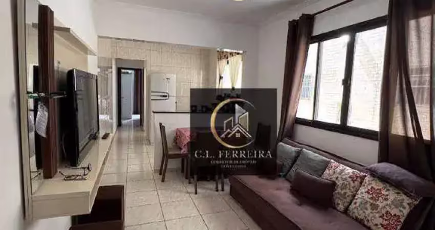 Apartamento com 1 dormitório à venda, 42 m² por r$ 265.000 - boqueirão - praia grande/sp