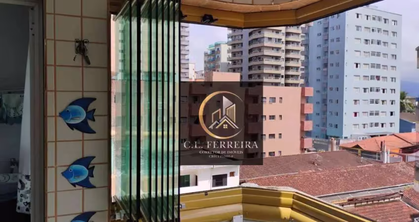 Apartamento com 1 dormitório à venda, 45 m² por r$ 360.000,00 - tupi - praia grande/sp