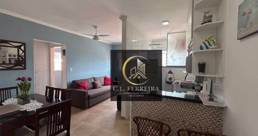 Apartamento com 1 dormitório à venda, 40 m² por R$ 290.000,00 - Tupi - Praia Grande/SP