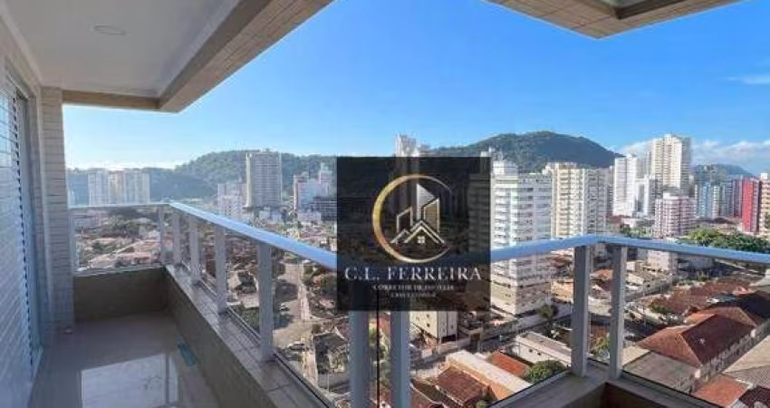 Apartamento com 3 suítes, 3 vagas à venda, 104 m² por R$ 950.000 - Canto do Forte - Praia Grande/SP