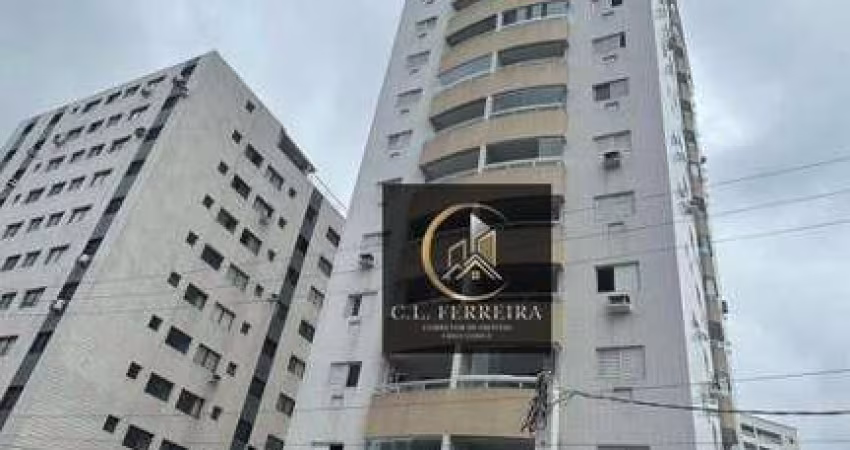 Apartamento com 2 dormitórios à venda, 74 m² por R$ 480.000 - Vila Guilhermina - Praia Grande/SP
