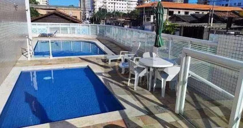 Apartamento com 2 dormitórios à venda, 65 m² por R$ 470.000,00 - Aviação - Praia Grande/SP