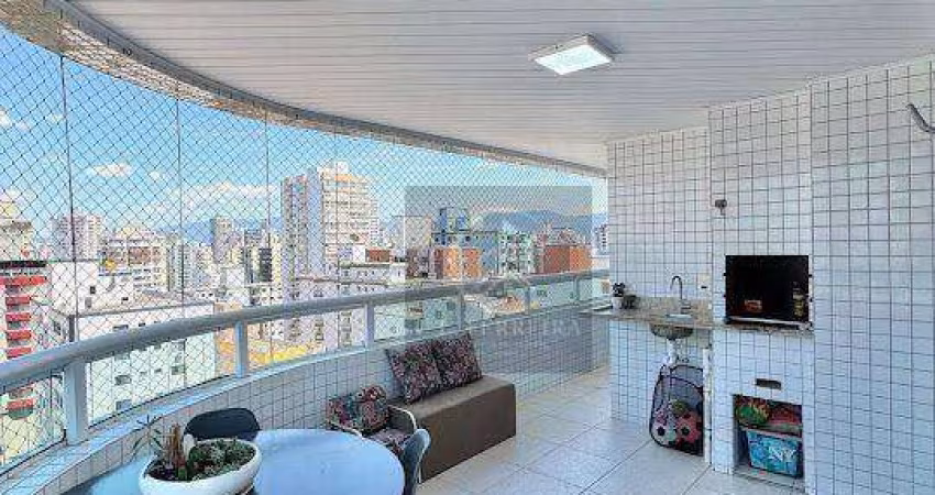 Apartamento com 3 dormitórios à venda, 123 m² por R$ 799.000,00 - Vila Guilhermina - Praia Grande/SP