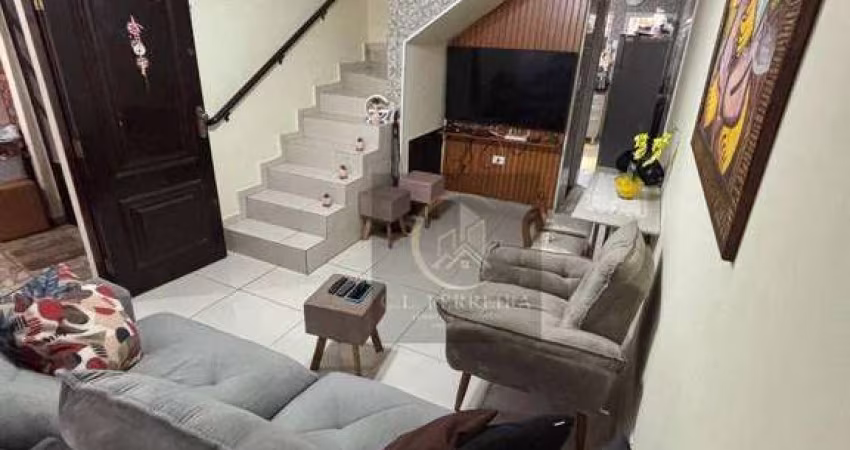 Sobrado com 2 dormitórios à venda, 90 m² por R$ 650.000 - Tupi - Praia Grande/SP