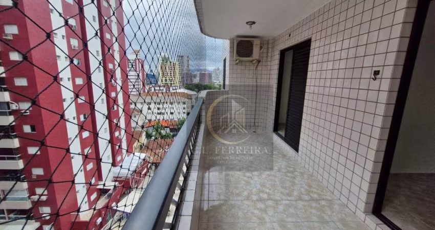 Apartamento com 2 dormitórios à venda, 89 m² por R$ 480.000,00 - Canto do Forte - Praia Grande/SP