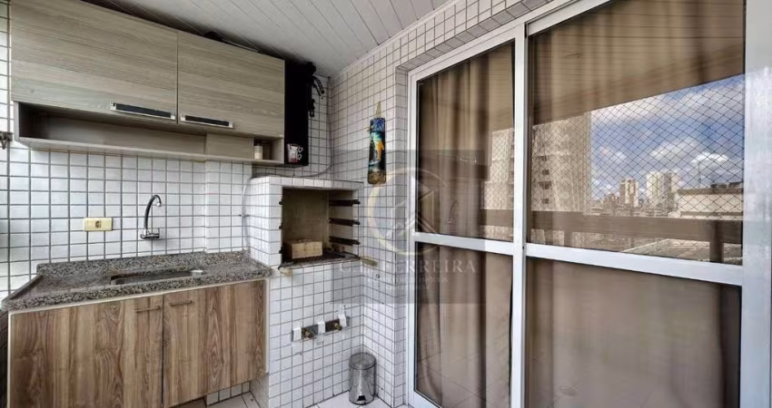Apartamento com 2 quartos ( sendo 1 suíte) à venda, 75 m² por R$ 470.000 - Vila Guilhermina - Praia Grande/SP