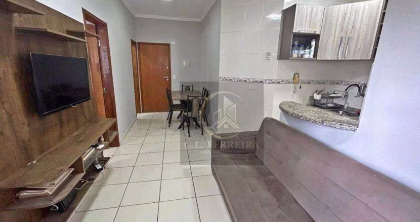 Apartamento com 1 dormitório à venda, 40 m² por R$ 325.000,00 - Boqueirão - Praia Grande/SP