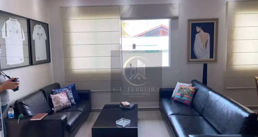 Casa com 4 dormitórios à venda, 275 m² por r$ 750.000,00 - balneario oceanópolis - mongaguá/sp
