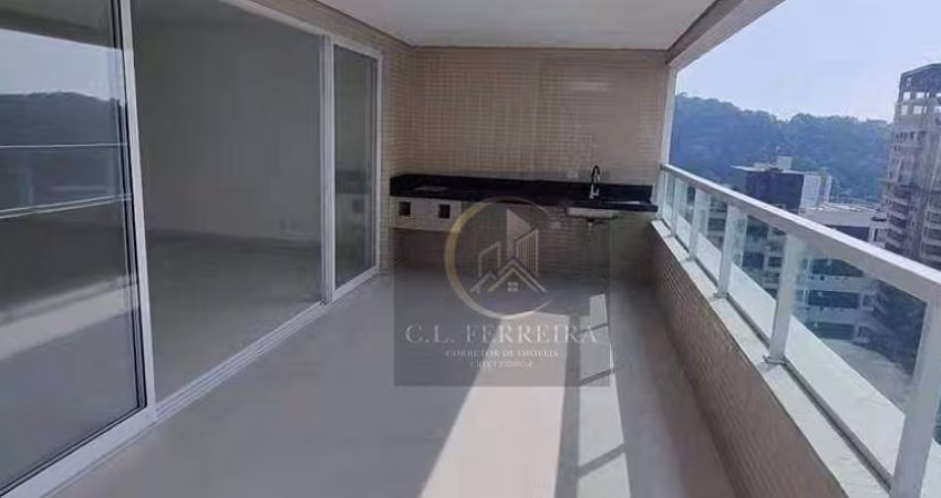 Apartamento para venda em Canto Do Forte de 158.00m² com 3 Quartos, 3 Suites e 3 Garagens