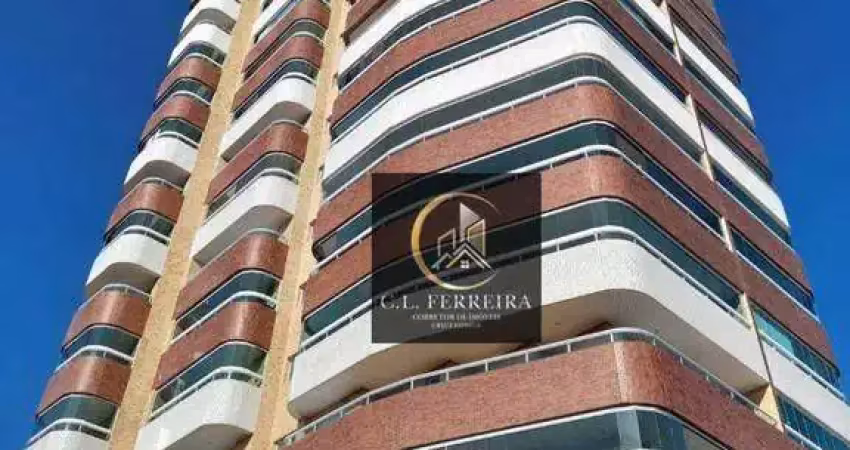 Apartamento com 1 dormitório à venda, 53 m² por r$ 340.000,00 - vila caiçara - praia grande/sp